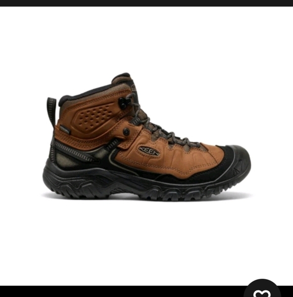 Keen Men’s Targhee IV Waterproof Hiking Boot - Bison Black - Picture 2 of 7